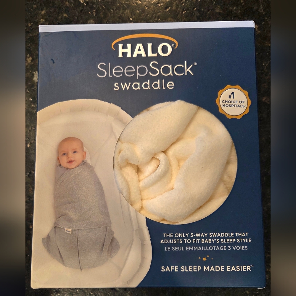 Halo SleepSack Swaddle in Soft White